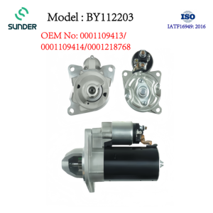 Motor de Arranque 12V OE 0001109413 0001109414 para Motor Diésel LAND ROVER <span class=keywords><strong>Defender</strong></span> 2.5 <span class=keywords><strong>TD5</strong></span>, Pieza de Repuesto de Rotación - Product Image 1