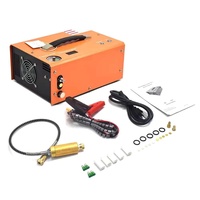 Mini compresseur d'air 12v 220v 110v 300bar Pompe PCP portable à arrêt automatique avec transformateur intégré