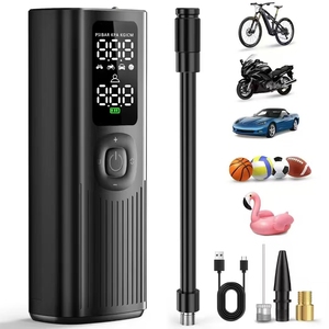 Compresseur d'air Portable 150PSI gonfleur de pneu de voiture pompe à Air électrique avec pompe à Air à pression numérique pour boule de moto de voiture - Product Image 1