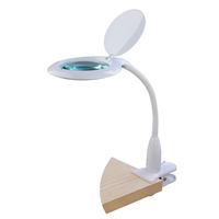 Lampe Loupe de Bureau LED 3X 5X Économe en Énergie pour Lecture, Étude, Artisanat, Réparation, Lampe de Bureau Domestique