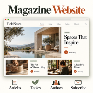 Sviluppo di Siti Web Digitali Intelligenti per la Pubblicazione di Notizie Multimediali su Web e Mobile con Canali a <span class=keywords><strong>Tema</strong></span> LionCreate - Product Image 2