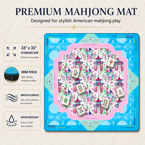 Esthetische luxe opvouwbare draagbare Mahjong poker speelmat antislip waterdicht antistatisch milieuvriendelijk duurzaam modern design - Product Image 4