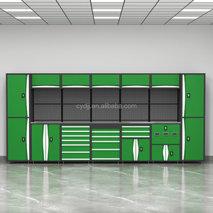 CYD Heavy Duty Metal Cabinet Lockable <strong>Drawers</strong> Adjustable Legs Large Load Capacity Garage Storage System Workstation <strong>Tool</strong> Cabinet - Product Image 3