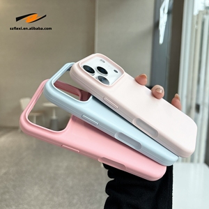 Custodia Magnetica Opaca in <span class=keywords><strong>Silicone</strong></span> Liquido per <span class=keywords><strong>iPhone</strong></span> 17 Pro Max 16 17 Pro 15 14 13 12 <span class=keywords><strong>11</strong></span> Pro Max Plus, Disponibile in Vari Colori Vivaci - Product Image 6