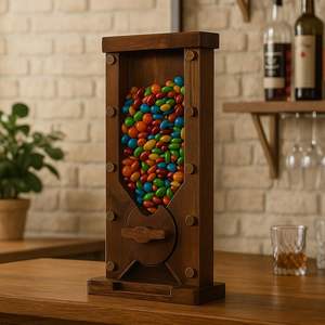 Cross-Border New Wooden Tabletop Candy <b>Machine</b> for Chocolate Beans Nuts Soft Candies and <b>Other</b> <b>Snacks</b> - Product Image 4