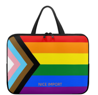 Sac pour ordinateur portable Progress Rainbow, étui fin pour ordinateur portable avec fermeture éclair de qualité supérieure, sac portable pour tablette, grande capacité