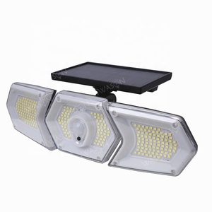 Wason Thông Minh Ba Đầu 254 * Smd/274 * COB Ngoài Trời Đảng <span class=keywords><strong>Motion</strong></span> Cảm Biến Năng Lượng Mặt Trời Powered Vườn Tường Ánh Sáng Với Có Thể Điều Chỉnh Đèn Cơ Thể - Product Image 2