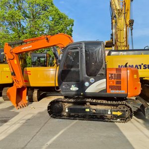 Equipo de construcción multifuncional usado Hitachi ZX60 ZX70, excavadora usada de 7 toneladas con cuchilla dozer para invernadero en venta. - Product Image 1