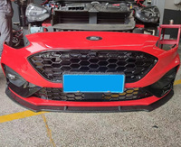 Calandre avant de voiture en acier inoxydable, Grille noire modifiée RS MD STLine, pièces de rechange accessoires pour Ford Focus 2019 — 2021