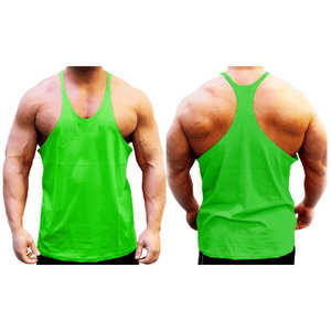 BODYSMART Men's Regular Fit String Workout <b>Tank</b> <b>Top</b> - Product Image 1