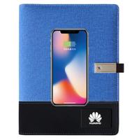 Carnet de notes innovant et portable avec chargeur sans fil et batterie externe, idéal pour le bureau – Offre promotionnelle 2026
