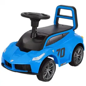 Portátil 4 rodas elétrica vai Kart leve com luz e efeitos musicais para Ride-On entusiastas de carros