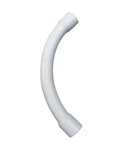 PVC électrique plastique 20MM COUDE BLANC