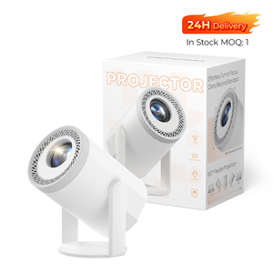 JUNUO Turn 1 Hot Selling Mini <b>Projector</b> 200Ansi 720P 1+8GB Newest Android 14 with BT Portable <b>Projector</b> for Home Use - Product Image 2