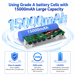 Wgp Optima 303 MINI DC <span class=keywords><strong>UPS</strong></span> 15000mAh <span class=keywords><strong>แบ</strong></span><span class=keywords><strong>ต</strong></span>เตอรี่ LiFePO4 4000รอบ QC3.0 USB & DC 5V 9V 12V MINI <span class=keywords><strong>UPS</strong></span> สำหรับเราเ<span class=keywords><strong>ต</strong></span>อร์ WiFi กล้อง ONU - Product Image 4