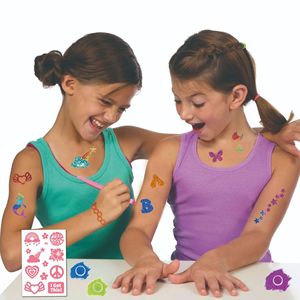 Kit de <span class=keywords><strong>tatouage</strong></span> corporel métallique scintillant pour la maternité, peinture corporelle diamantée, autocollants créatifs pour scène et concert, emballage en boîte à thème carton - Product Image 2