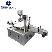 Machine de remplissage automatique de liquides en gros pour cosmétiques, rouge à lèvres, produits chimiques, lait, bière, huile, baril à engrenages, moteur pneumatique PLC
