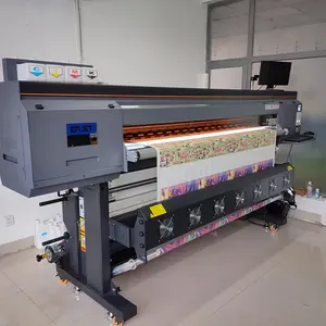 1,9 m de ancho de impresión i3200 4 cabezales de impresión máquina impresora de sublimación con agitador máquina de polvo para ropa