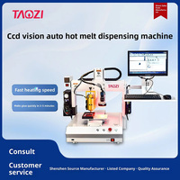 Machine de distribution de colle thermofusible à 3 axes CCD Vision avec robot motorisé automatique pour pâte à souder époxy UV 220V Garantie 1 an
