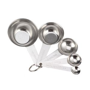 Juego de Cucharas Medidoras de Acero Inoxidable, Utensilios de Cocina Multiusos con Marcas de Medición para Hornear - Product Image 1