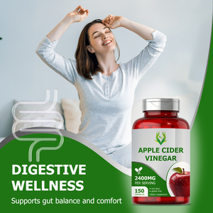 OEM ODM <b>Supplement</b> Apple Cider Vinegar Capsules Digestive Wellness Support Digestion Gut Health Detox Support - Product Image 3