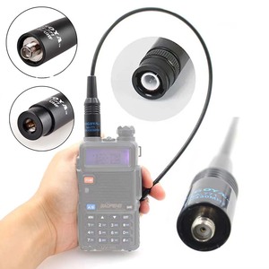 Antenne <span class=keywords><strong>radio</strong></span> bidirectionnelle Nagoya NA771 144/430 MHz double bande VHF UHF SMA femelle mâle BNC pour talkie-walkie Baofeng UV5R UV-82 - Product Image 1