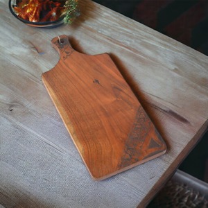 เขียงไม้อะคาเซียเขียงและถาดเสิร์ฟพิซซ่าอุปกรณ์ครัว - Product Image 4