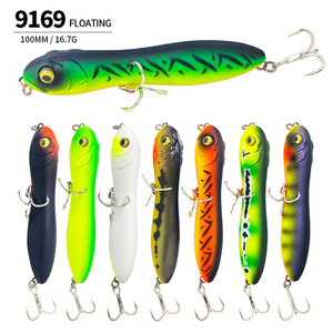 <span class=keywords><strong>Leurre</strong></span> de pêche FUN Zi Gou en acier inoxydable flottant, type crayon, 100 mm/16,7 g, pour la pêche en surface, poisson-serpent, <span class=keywords><strong>leurre</strong></span> biomimétique avec hameçons imprimés - Product Image 3