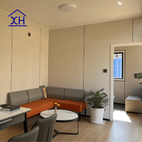 Maison préfabriquée en acier préfabriquée de 20 pieds, 30 pieds, 40 pieds, extensible, extensible, cabine pliable, conteneur, maison préfabriquée de luxe