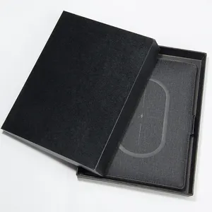 Caricabatterie Wireless da viaggio di alta qualità Caricatore USB-C Notebook agenda di lusso in pelle Set regalo di pianificazione aziendale