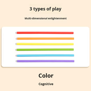 New Wooden Balance <b>Stick</b> Drawing Game Set Colorful <b>Sticks</b> <b>Balls</b> Dice Montessori Early Education Toy for Kids - Product Image 4