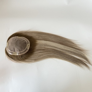 Pelucas de Cabello Natural para Mujer, Mono 5.5*6.5, para Cabello Fino, Color Natural, 130% de Densidad # T8A-P # 8A1001 - Product Image 5