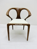 Fauteuil rembourré à cadre en bois design pour maison et villa pour hôtel et appartement Meubles de salon stylés
