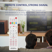 Mando a distancia de TV inteligente universal blanco de gran venta, X PLUS, blanco, para todas las marcas