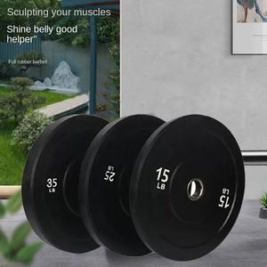 Tablette de musculation en <span class=keywords><strong>fonte</strong></span> avec revêtement en <span class=keywords><strong>caoutchouc</strong></span> intégral pour la musculation à domicile avec un design à grand trou - Product Image 3