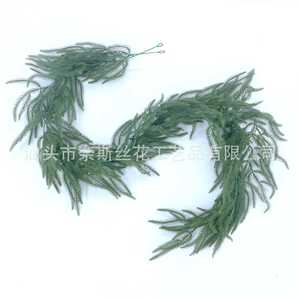 Guirlande de sapin artificiel de Noël, 1,8 m, quatre à six branches, décorations vertes pour la décoration des fêtes - Product Image 3