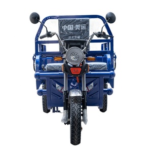 Triciclo de Carga Eléctrico Personalizado 600W 72V con Batería de Ácido-Plomo o Litio, Carrocería Abierta para Transporte de Carga - Product Image 2