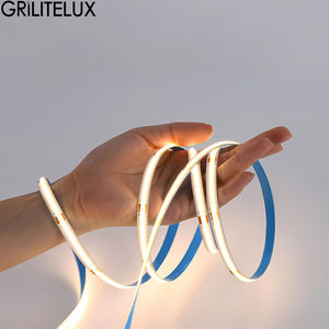 Bande lumineuse LED COB haute luminosité 90 Cri, 2700K-6000K, IPI20, 12V 24V DC, avec garantie de 2 ans, bande lumineuse LED blanche - Product Image 1