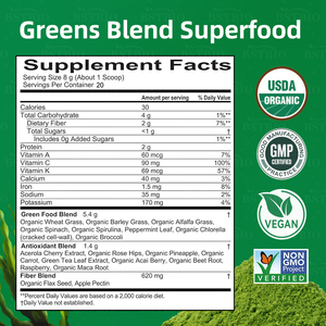 ผงซุปเปอร์ฟู้ดกรัม/ถุงอาหารเสริม bstbio 160ซุปเปอร์ฟู้ดออร์แกนิกสีเขียวบรรจุภัณฑ์ฉลากส่วนตัว - Product Image 2