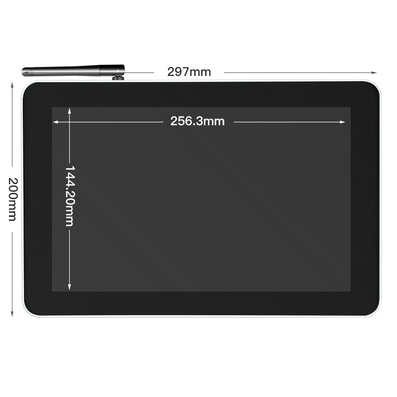 11.6 Inch Fanless Android All-in-One Industrial Touch Screen Panel PC Wall-Mountable/Desktop Network Port/USB Linux Tablet
