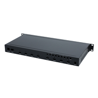 Boîtier de rack 1U en tôle, en acier galvanisé SPCC SGCC, pour instruments, armoire, boîte, industriel, sur mesure, OEM