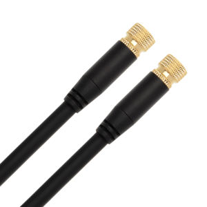 Câble <span class=keywords><strong>coaxial</strong></span> RG6 Connecteur mâle de type F <span class=keywords><strong>Cordon</strong></span> audio vidéo <span class=keywords><strong>numérique</strong></span> à triple blindage plaqué or 15M pour câbles de communication HDTV - Product Image 3