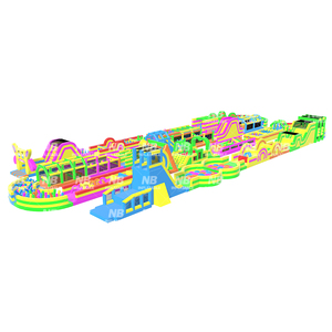 Parque de Atracciones Inflable para Niños con Brincolín, Pista de Obstáculos Inflable - Product Image 6