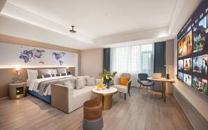 Sonesta semplicemente suite ospitalità mobili in melamina 5 stelle Hotel durevole Condo Tv pannello a parete Hotel Hotel mobili da bagno - Product Image 4