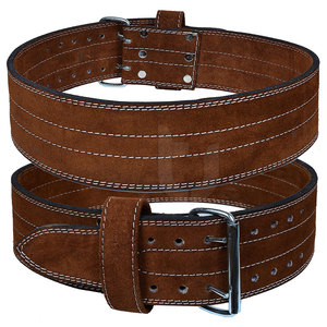 Nueva llegada de alta calidad, cinturón personalizable para levantamiento de pesas para gimnasio, Color sólido, Material de piel de vaca, logotipo personalizado, ropa de seguridad para Fitness - Product Image 1