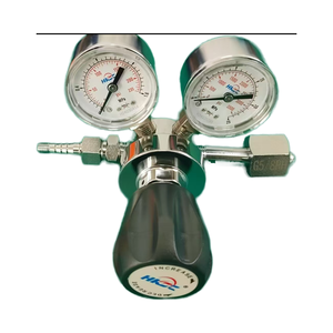 Régulateur de pression en aluminium monophasé pour oxygène, propane, azote, CO2, soudage, GPL, argon, acétylène, régulateur de gaz et d'air - Product Image 1