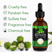 Untuk Aliver organik Jamaika hitam kastor minyak esensial produk perawatan rambut murni untuk wanita grosir minyak esensial oranye