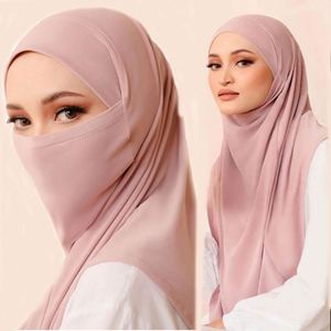 Pañuelo Hijab Acrílico Ligero, Estilo Árabe, para Invierno, Varios Usos, Venta al Por Mayor, para Mujeres Musulmanas - Product Image 1