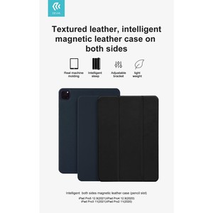 Custodia magnetica per 2021 e 2020 per iPad Pro5 e Pro4 custodia protettiva in TPU e pelle sintetica 11 pollici taglia nera - Product Image 1