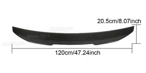 Aileron arrière de coffre de voiture BMW E39, pièce extérieure style PSM, aileron arrière pour BMW Série 5 E39 M5 1997-2003, accessoires de voiture - Product Image 6